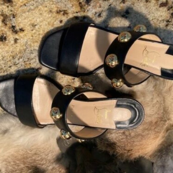 Louboutin Simple Bille Black Heels - Picture 3 of 6